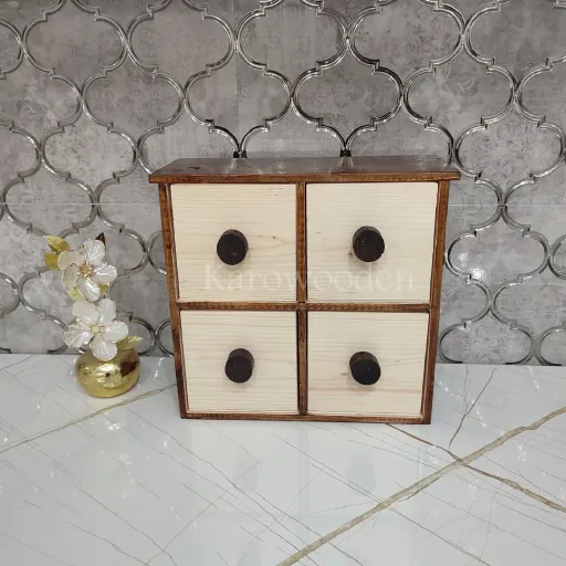 استند کشودار 4 کشو بزرگ ضدآب (ارسال رایگان)