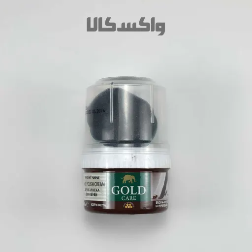 واکس کفش گلد قهوه ای ترکیه ای