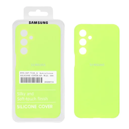 قاب سیلیکونی درجه یک پاک کنی محافظ لنزدار اورجینال سامسونگ Samsung Galaxy A16 (پک دار) رنگ صورتی فانتزی