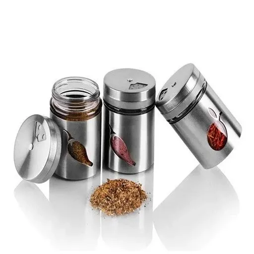 جای ادویه سه کاره دور استیل زیبا