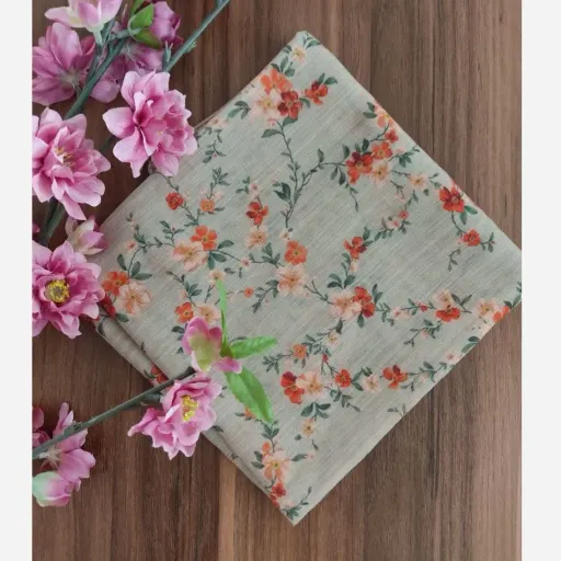 روسری مینی اسکارف گل گلی (قواره 70)