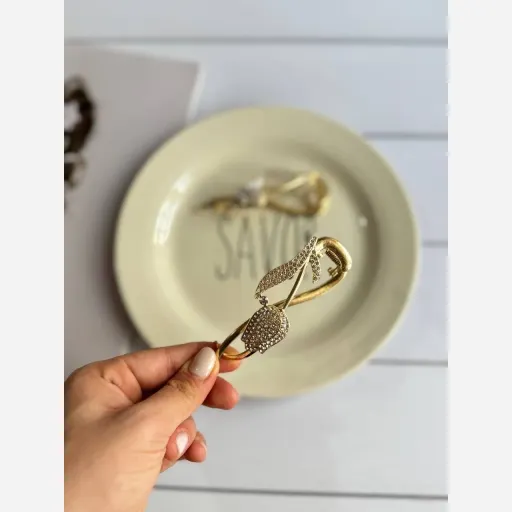 گیره چفتی مو مدل گل رز