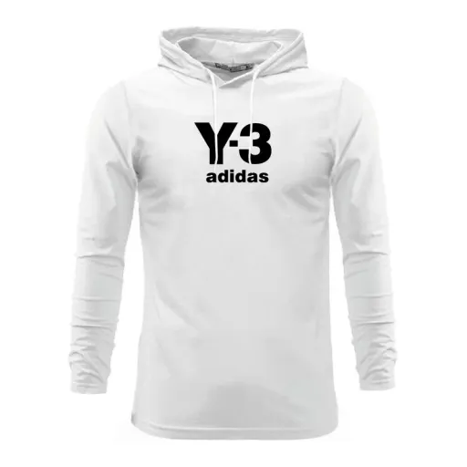 تی شرت کلاه دار مردانه مدل YE کد 7654 سایز سفید - XXL