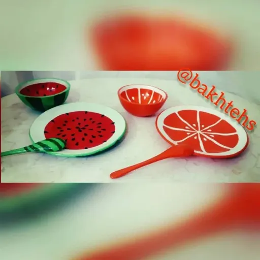 بشقاب و کاسه میوه ای سرامیکی