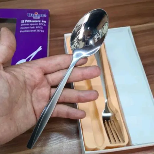 قاشق چنگال استیل یونیک(پک کامل6قاشق 6چنگال) 