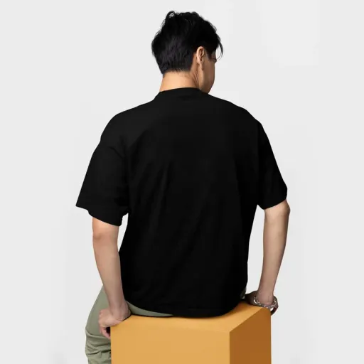 تیشرت آستین کوتاه مردانه مدل res کد 5657 سایز مشکی - XXL