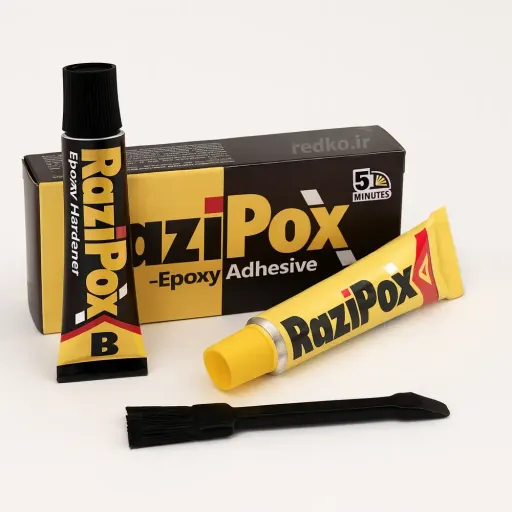 چسب دوقلو رازی مات Razi Pox در مداد قرمز