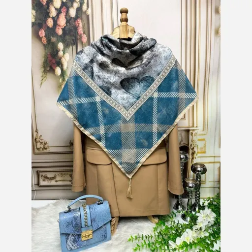 روسری نخ کاستوم ال وی چهارخونه