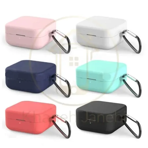 کاور محافظ سیلیکونی هندزفری Xiaomi Air 2 SE Mi True Wireless Earphone 2 Basic Case دارای قلاب آویز رنگ سفید