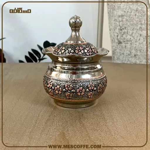 قندان مسی کروم بدون پایه(کد1766)