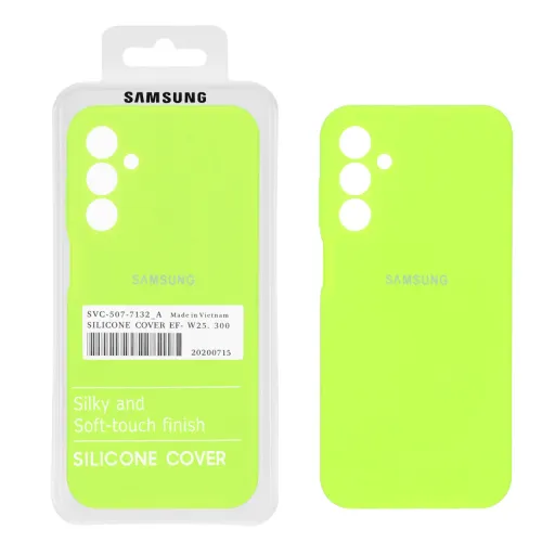 قاب سیلیکونی اورجینال درجه یک پاک کنی Master Quality محافظ لنزدار سامسونگ Samsung Galaxy A15 (پک دار) رنگ صورتی فانتزی