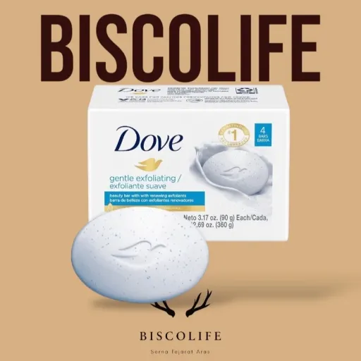 صابون داو Dove مناسب پوست های کدر بسته 4 عدد 360 گرم