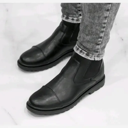 نیم بوت مردانه ksh11رویه چرم درجه 1 عرضه شده در  هامون با ارسال رایگان سایز 40