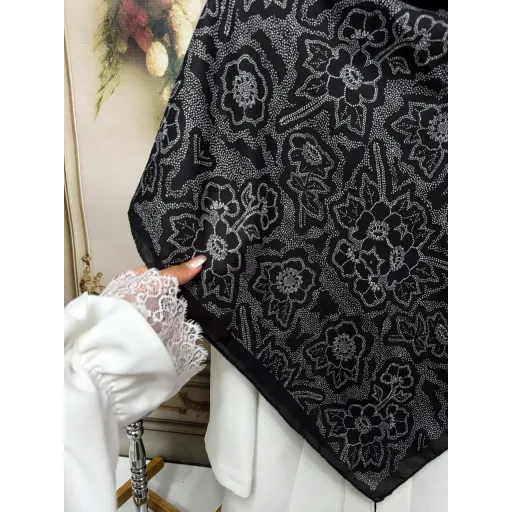 روسری نخ کاستوم تور گلکوبین