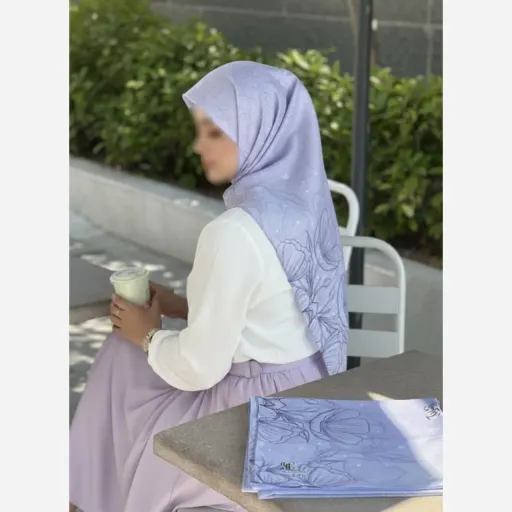 روسری نخی قواره 140 سی تو کد 5