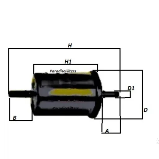 صافی بنزین فلزی S5 J5 جک X22 315 ام.وی.ام OEM B14-1117110 برندAMG