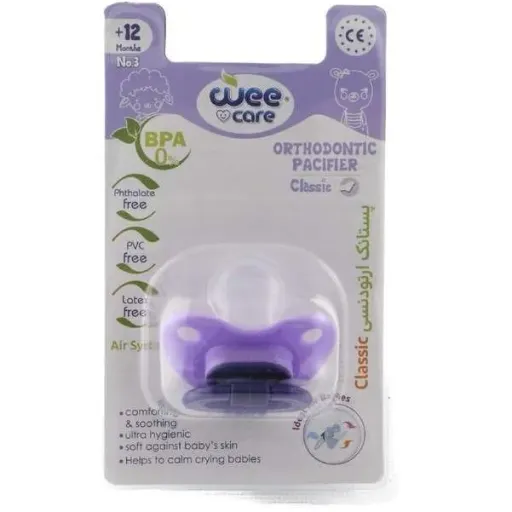 پستانک ارتودنسی وی کر Wee Care کد 120 سایز3