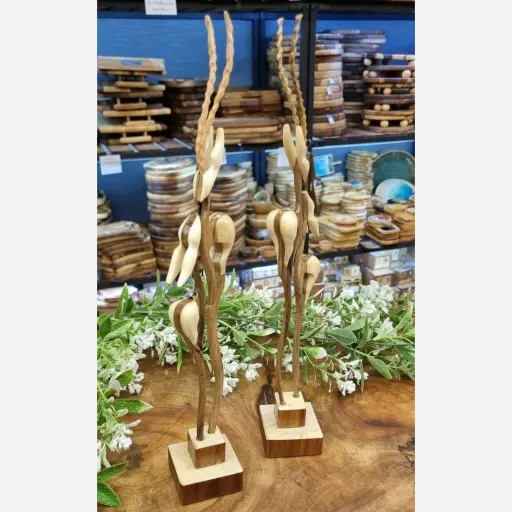 غزال چوبی دوقلوی عاشق