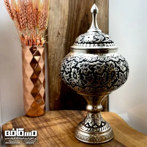 شکلات خوری قلم کاری شده مسی( کد 1112)