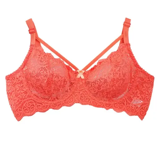 سوتین دانتل هارنس دار طرح NBB برند شارمین گزینه ها سایز 85 | گلبهی