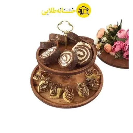شیرینی خوری چوبی ایت2طبقه