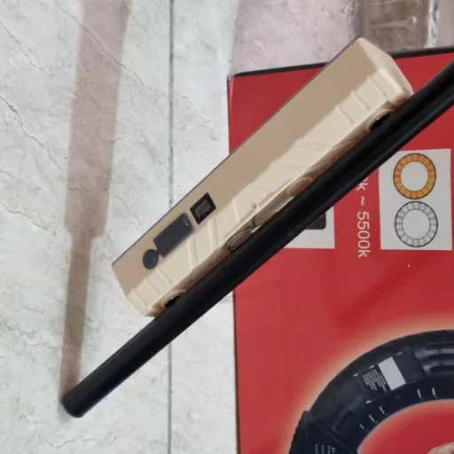 چراغ 5 حالته شارژی طرح مستطیلی نور LED