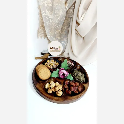 اردوخوری طرح چوب  کرم با رگه قهوه ای کرم با رگه قهوه ای