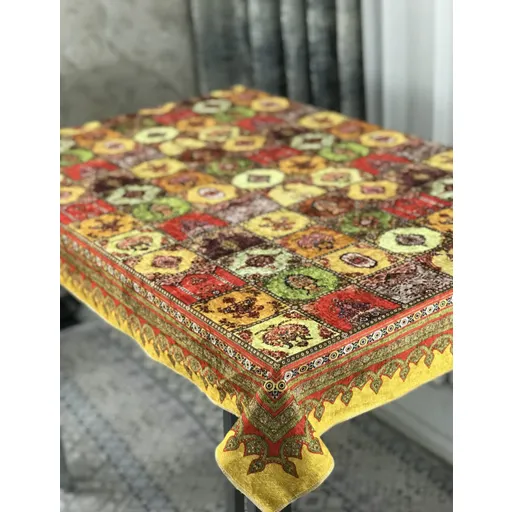 چهل تیکه مربع 100 زرد