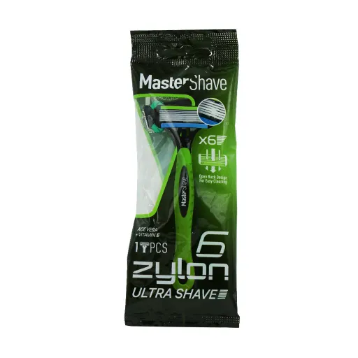 خودتراش مردانه 6 لبه مدل Zylon 6 بسته 1 عددی مستر شیو