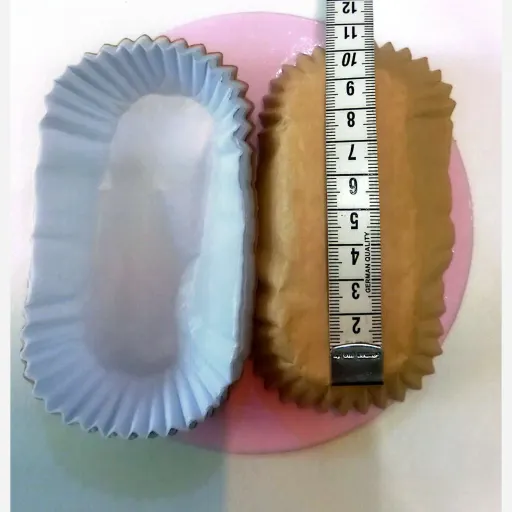 کپسول کاغذی مستطیل  مخصوص  کیک مدرسه 200 عددی 