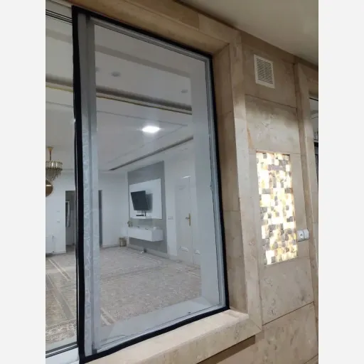 توری پنجره دورچسب بدون آهنربا (سایز را در قسمت گفتگو ارسال کنید)
