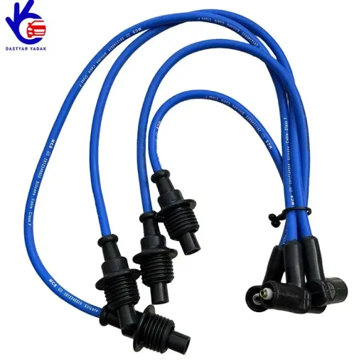 وایر شمع تقویتی پژو 405  (کابل 8 میل بوبین‌دار ابریشمی)      MCS
