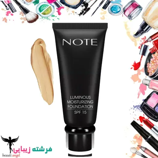 کرم پودر نوت مرطوب کننده Luminous شماره 10 ا Note Luminous 35ml 10