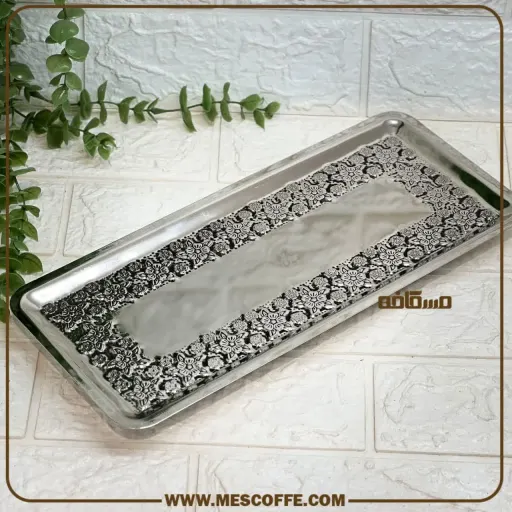 سینی رولت خوری مسی کروم(کد1706)