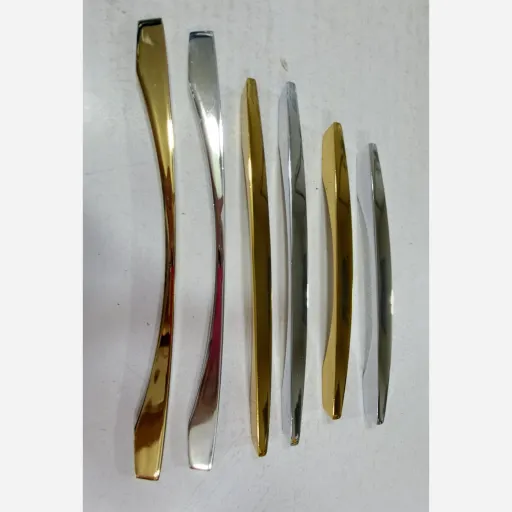 دستگیره کابینت مدل ارکیده طلایی و نقره ای 3 سایز (لاهیج یراق) رنگ و سایز طلایی 192