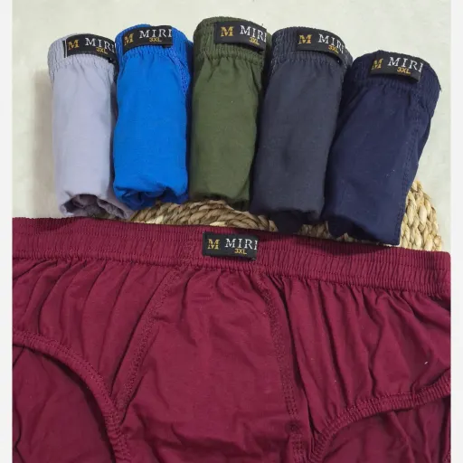 شورت مردانه اسلیپ پنبه سوپر  سایز 3XL طوسی روشن
