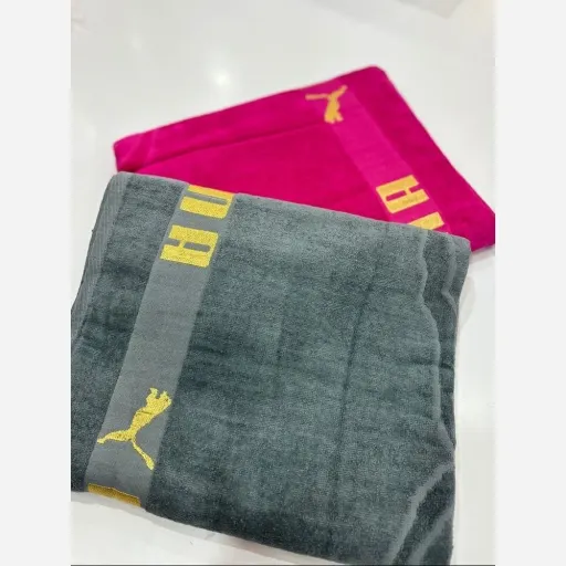 حوله حمام بزرگ 100 در 160 یک رو مخمل 