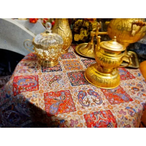 طرح خشتی ترمه ۸ رنگ