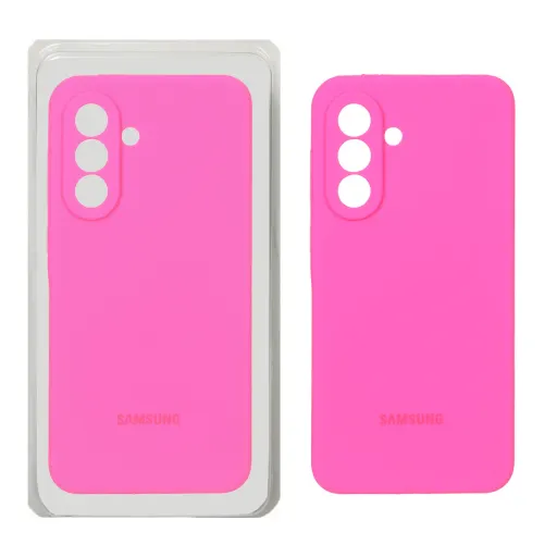 قاب سیلیکونی پاک کنی اورجینال Master Quality مدل Samsung Galaxy A37 (پک اصلی) رنگ صورتی فانتزی