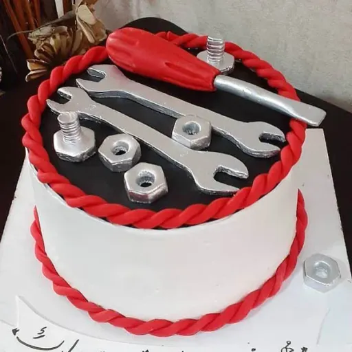 قالب شکلات طرح مولد ابزار آلات کد M55 رنگ آجری