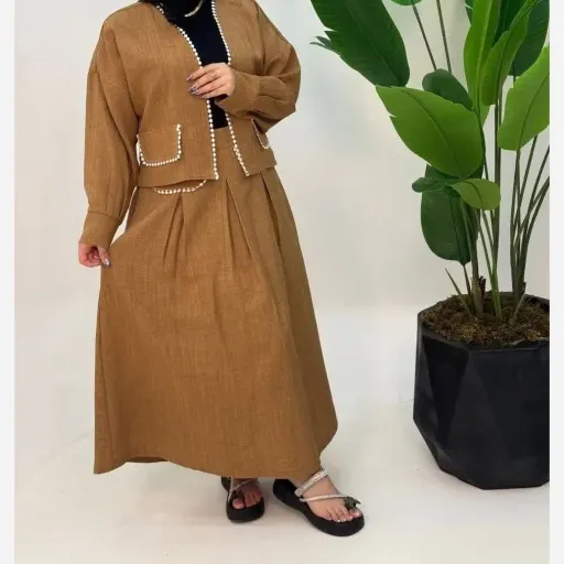 ست کت ودامن زنانه شانتون