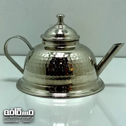 قوری مسی کروم(سایز4/کد 507)