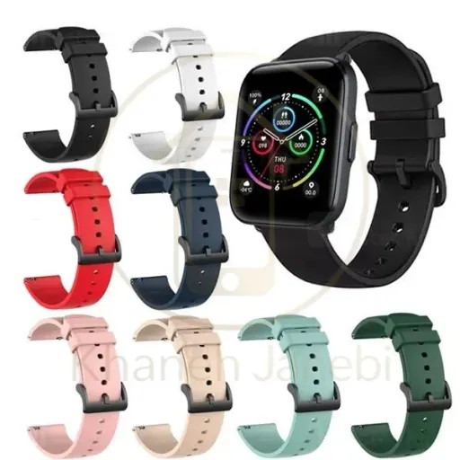 بند سیلیکونی ساعت هوشمند شیائومی Xiaomi Mibro C2 Strap Silicone Band رنگ سفید