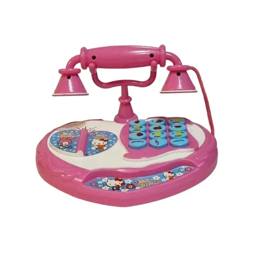 تلفن موزیکال هلو کیتی QF136 Dorrin Toys  اسباببازی آموزشی کودکانه