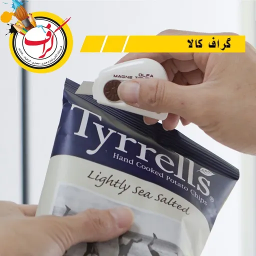 کاتر جا کلیدی( جیبی ) کوچک مگنت دار مدل TK-3M  برند اُلفا (OLFA) ژاپن  رنگ صورتی