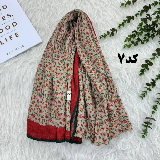شال گلریز وارداتی کد 982 نخی بدون آبرفت و رنگ رفت 200x85 سانت گزینه ها کد-2