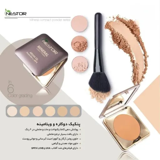 پنکک دوکاره مینرال نستور 205