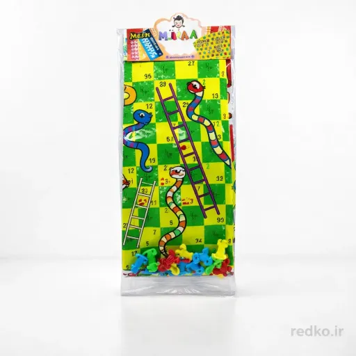منچ و مارپله پارچه ای بزرگ Ahoo در مداد قرمز