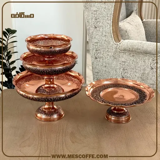 سرویس پذیرایی مدل گلبرگ مسی نانو