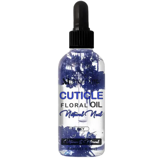 روغن گلدار کوتیکول ناخن مونیمار مدل Floral Sky حجم 64 میلی لیتر